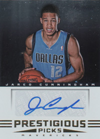 Prestigious Picks Signatures Jared Cunningham