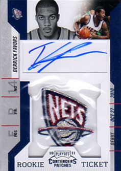 Derrick Favors auto team logo