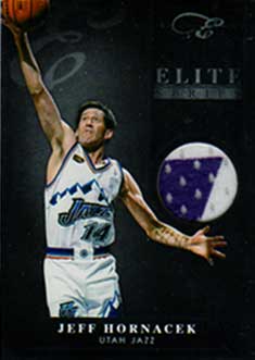 Panini Elite Black Patch Hornacek