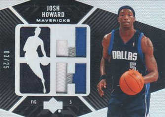 Josh Howard patch black 07-08