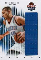 11-12 Panini Past&Present Gamers Jersey Cole Aldrich