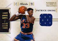 10-11 Panini National Treasures All NBA Materials Patrick Ewing /99