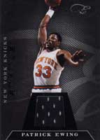 10-11 Panini Elite Black Box Status Memorabilia Patrick Ewing /99