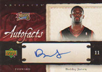 07-08 UD Artifacts  Auto Bobby Jones