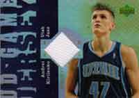 06-07 UD Reserve Game Jersey Andrei Kirilenko