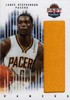 11-12 Panini Past&Present Gamers Jersey Lance Stephenson