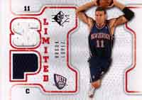 08-09 UD SP Limited Memorabilia Brook Lopez