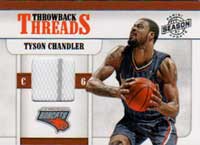 10-11 Panini Season Update Throwback Threads Tyson Chandler