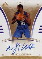 07-08 UD SP Authentic Rookie Authentics Signatures Darryl Watkins/999 